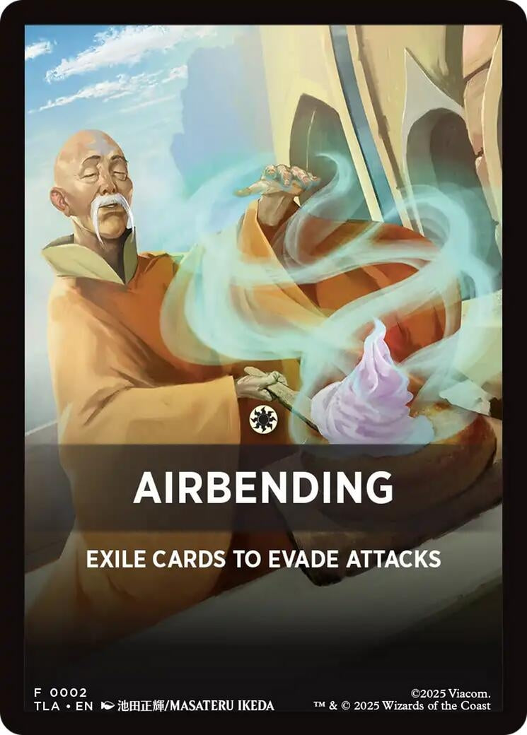 Airbending Theme Card (2) (Avatar: The Last Airbender)