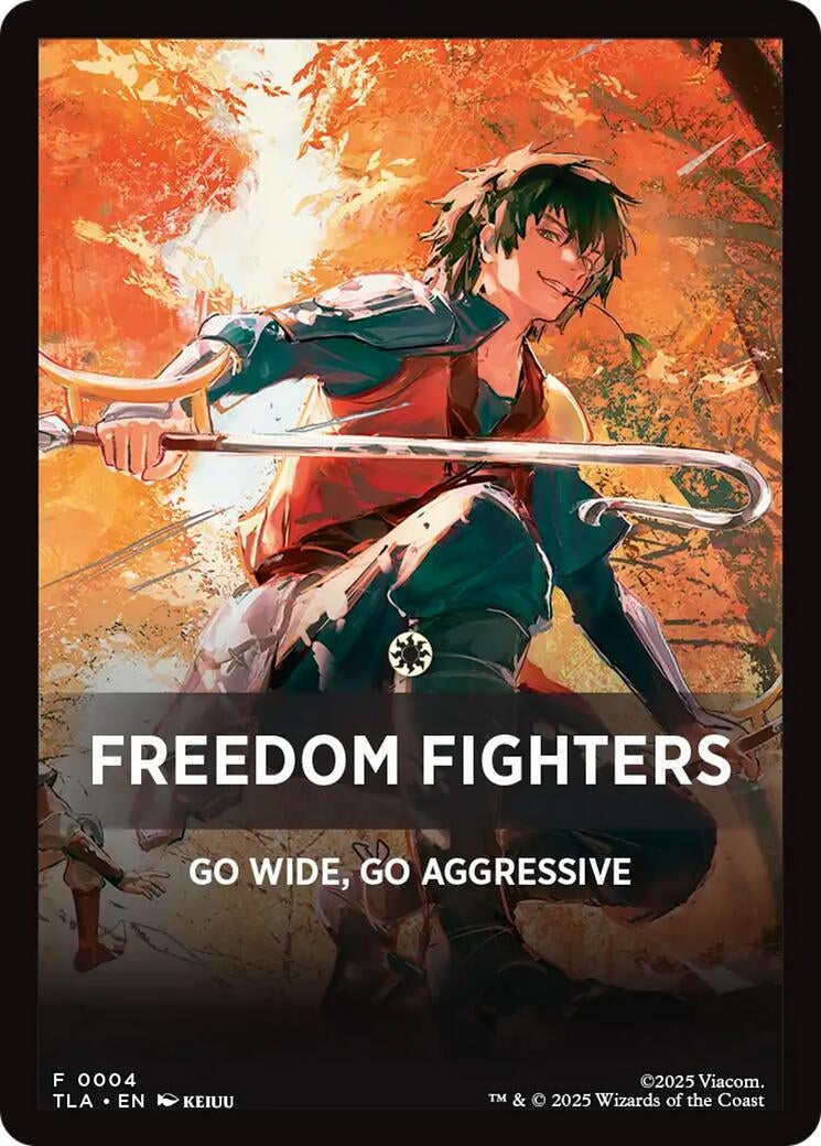 Freedom Fighters Theme Card (4) (Avatar: The Last Airbender)