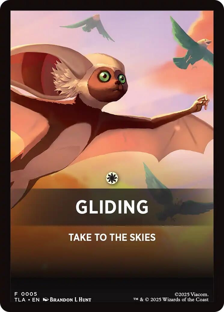 Gliding Theme Card (5) (Avatar: The Last Airbender)