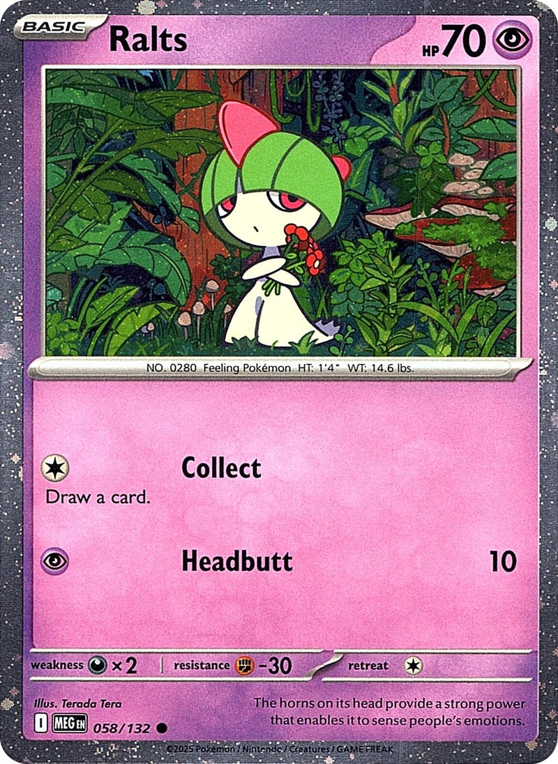 Image for Ralts (Cosmos Holo) (058/132) (Miscellaneous Cards & Products) - Pokemon