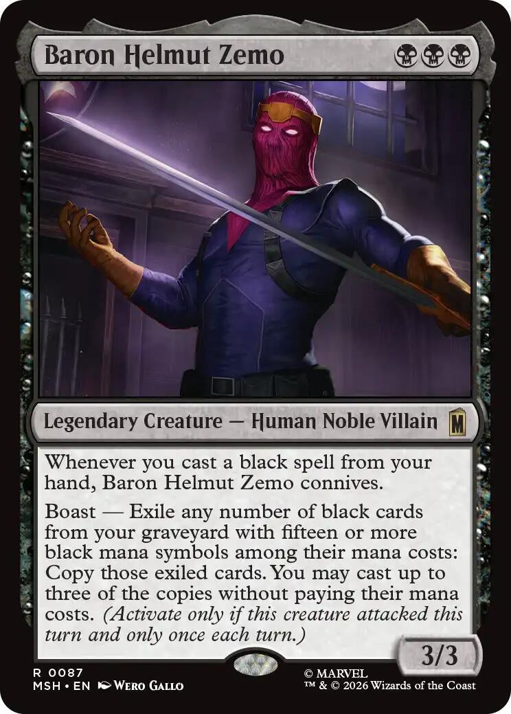 Baron Helmut Zemo (87) (Marvel Super Heroes)