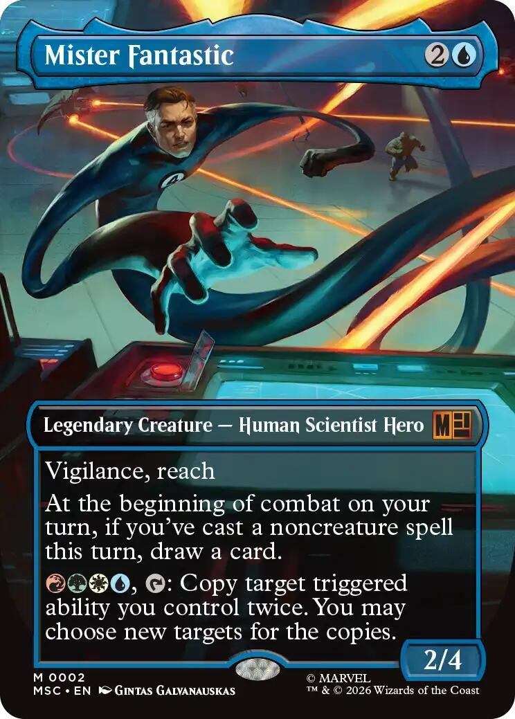Mister Fantastic (Borderless) (2) (Marvel Super Heroes)