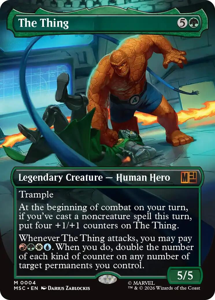 The Thing (Borderless) (4) (Marvel Super Heroes)