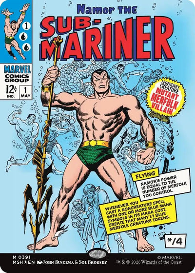 Namor The Sub-Mariner (Borderless) (391) (Marvel Super Heroes)