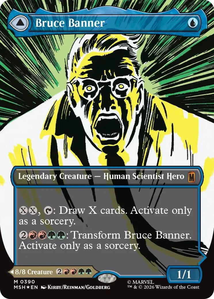 Bruce Banner (Borderless) (390) (Marvel Super Heroes)