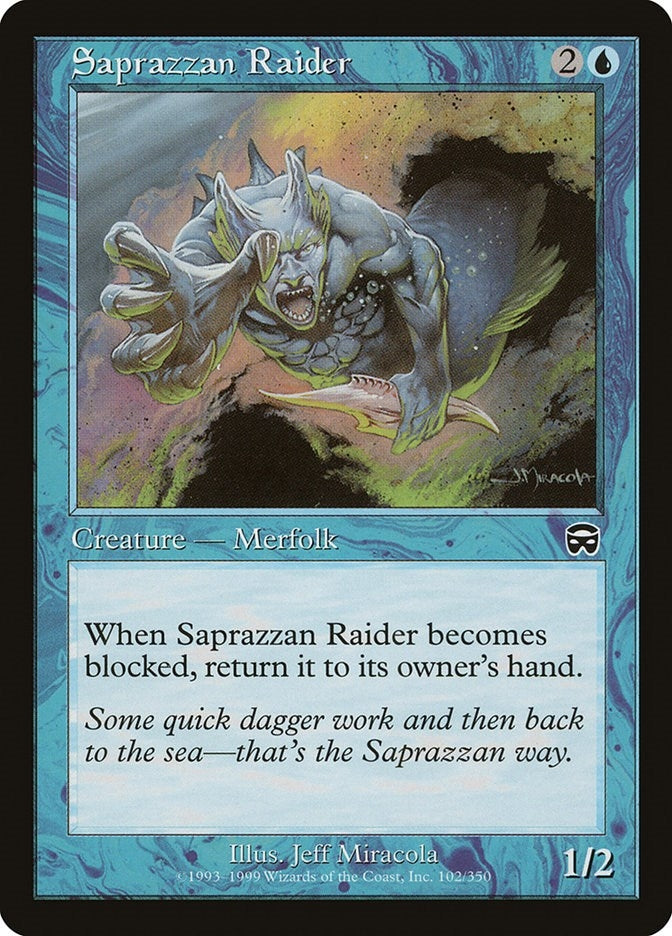 Saprazzan Raider (102) (Mercadian Masques)