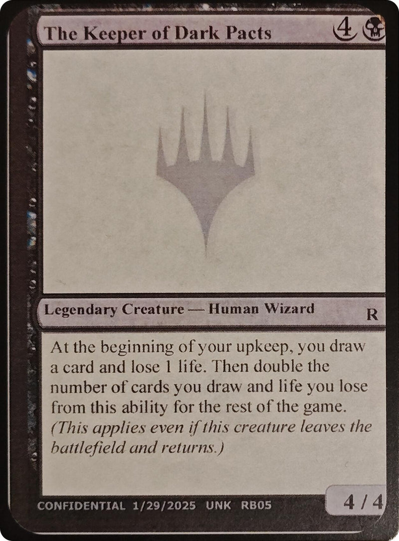 The Keeper of Dark Pacts (Un-Known Event Playtest Cards)