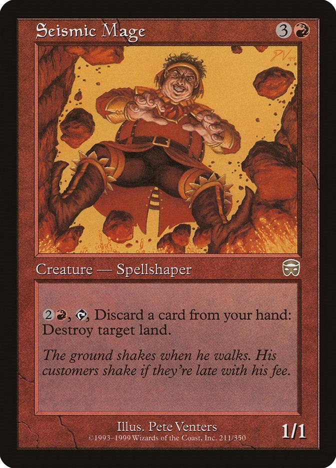 Seismic Mage (211) (Mercadian Masques)