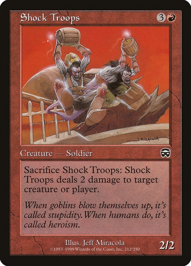 Shock Troops (212) (Mercadian Masques)