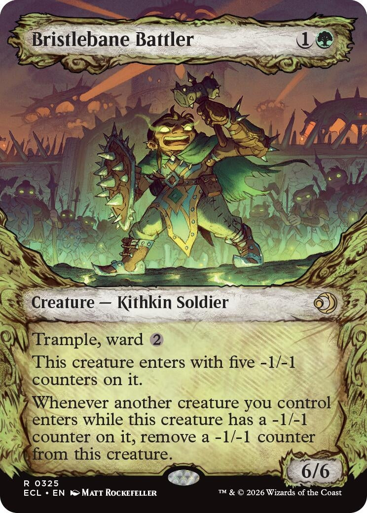 Image for Bristlebane Battler (Showcase) (325) - Magic: The Gathering