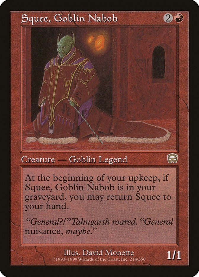 Squee, Goblin Nabob (214) (Mercadian Masques)