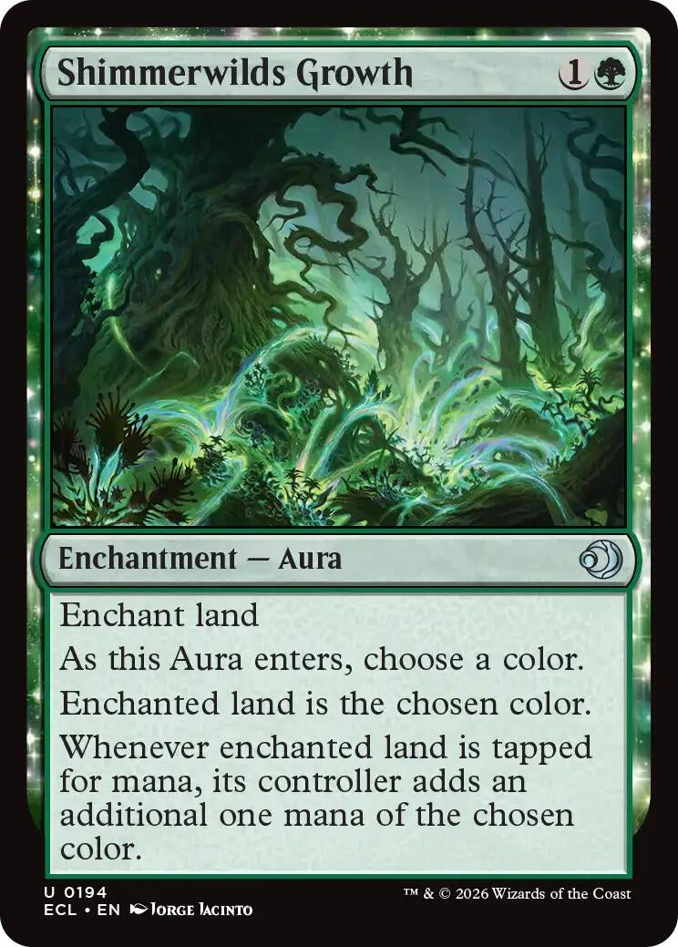 Image for Shimmerwilds Growth - Magic: The Gathering