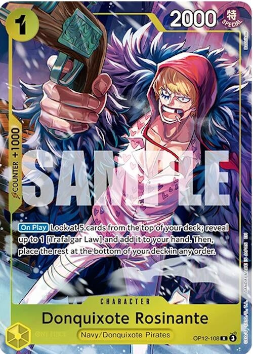 Image for Donquixote Rosinante (Illustration Box Vol.6) (OP12-108) (One Piece Promotion Cards) (OP-PR) - One Piece Card Game