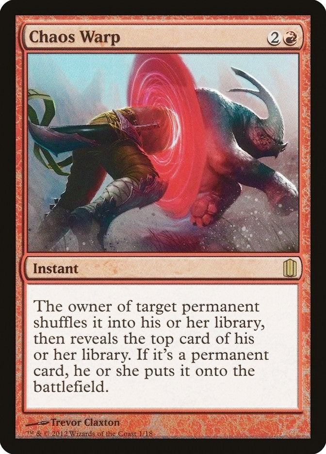 Chaos Warp (1) (Commander's Arsenal)