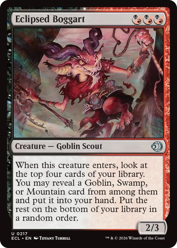 Image for Eclipsed Boggart (217) - Magic: The Gathering