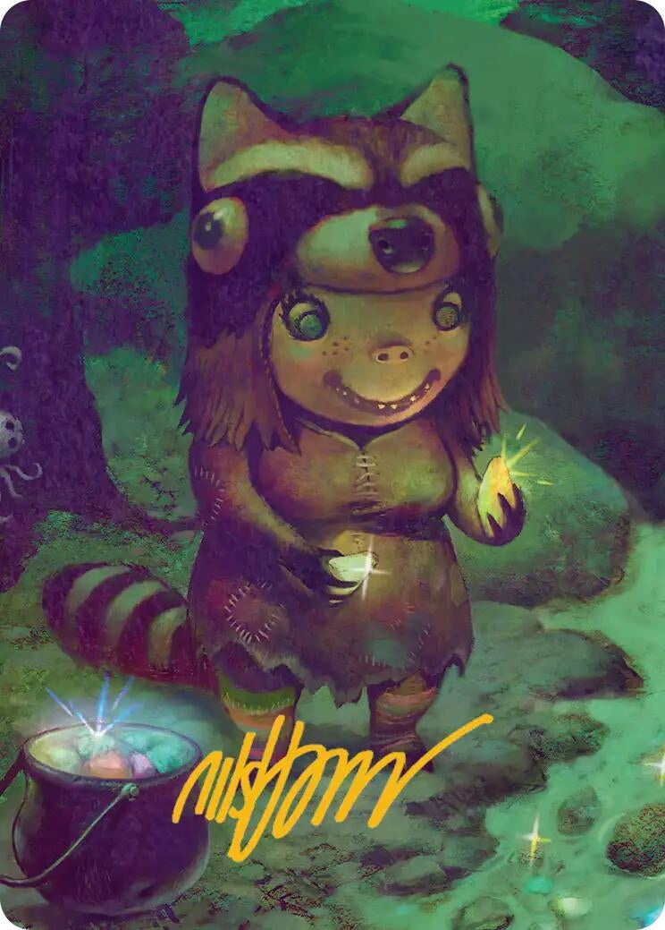 Glister Bairn Art Card (Gold-Stamped Signature)