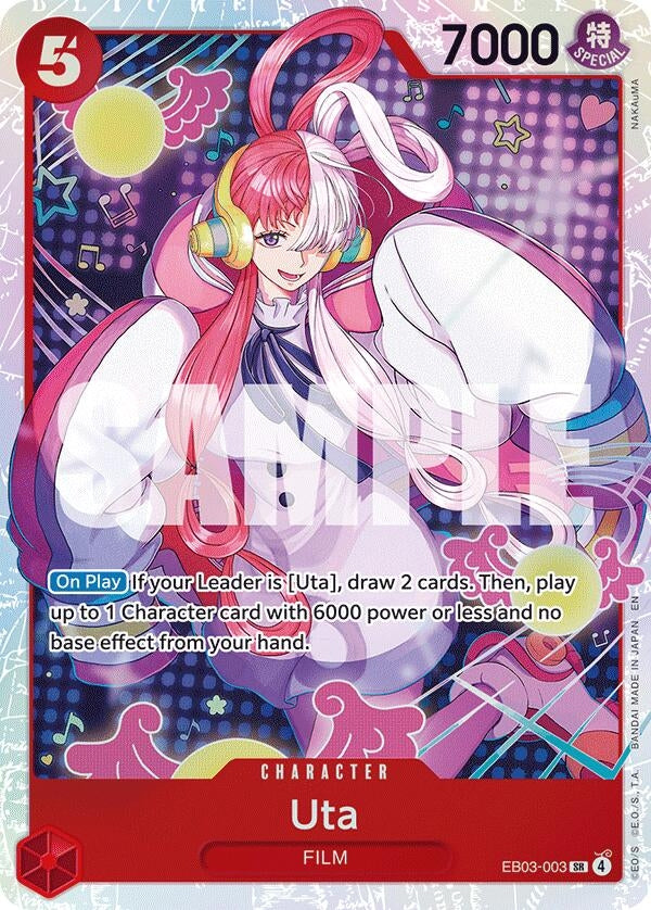 Image for Uta (003) (EB03-003) (Extra Booster: One Piece Heroines Edition) (EB-03) - One Piece Card Game