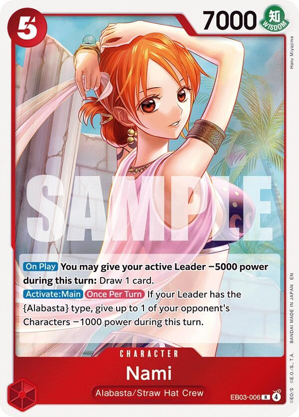 Image for Nami (006) (EB03-006) (Extra Booster: One Piece Heroines Edition) (EB-03) - One Piece Card Game