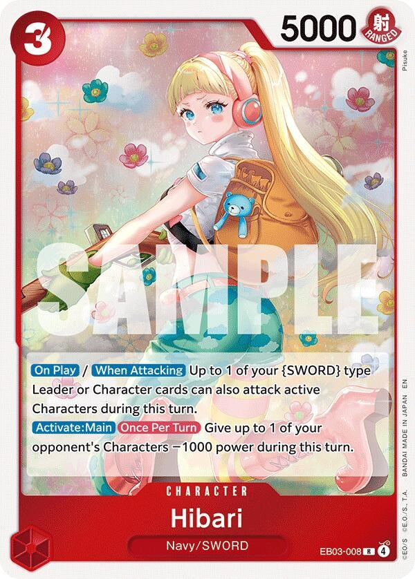 Image for Hibari (EB03-008) (Extra Booster: One Piece Heroines Edition) (EB-03) - One Piece Card Game