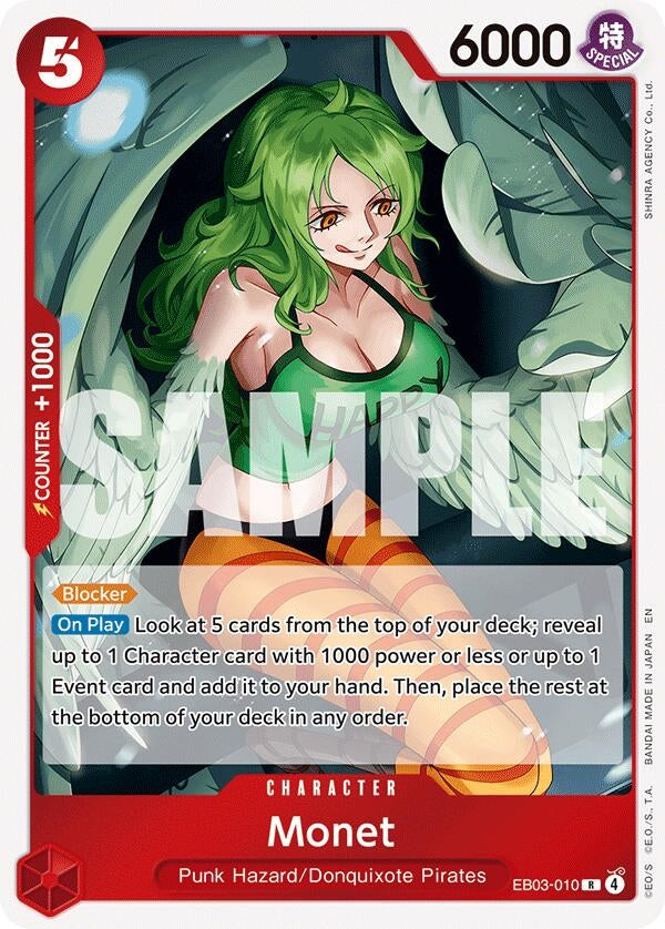 Image for Monet (EB03-010) (Extra Booster: One Piece Heroines Edition) (EB-03) - One Piece Card Game