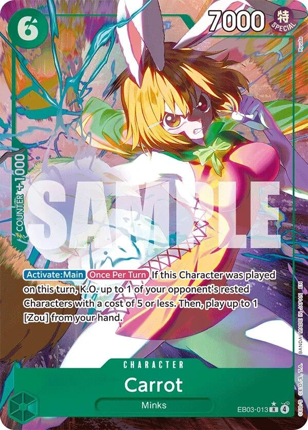 Image for Carrot (Alternate Art) (EB03-013) (Extra Booster: One Piece Heroines Edition) (EB-03) - One Piece Card Game