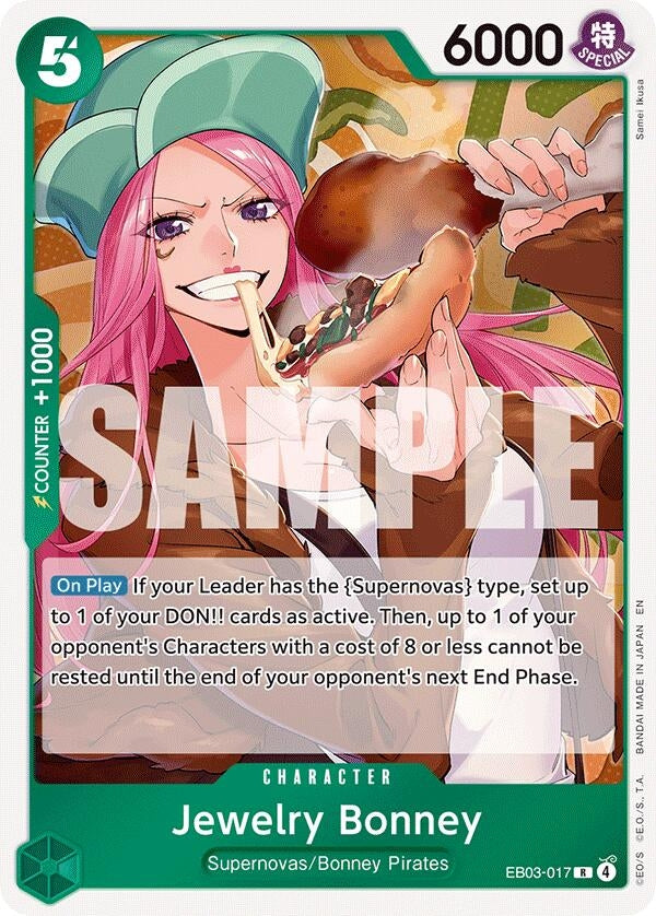 Image for Jewelry Bonney (EB03-017) (Extra Booster: One Piece Heroines Edition) (EB-03) - One Piece Card Game