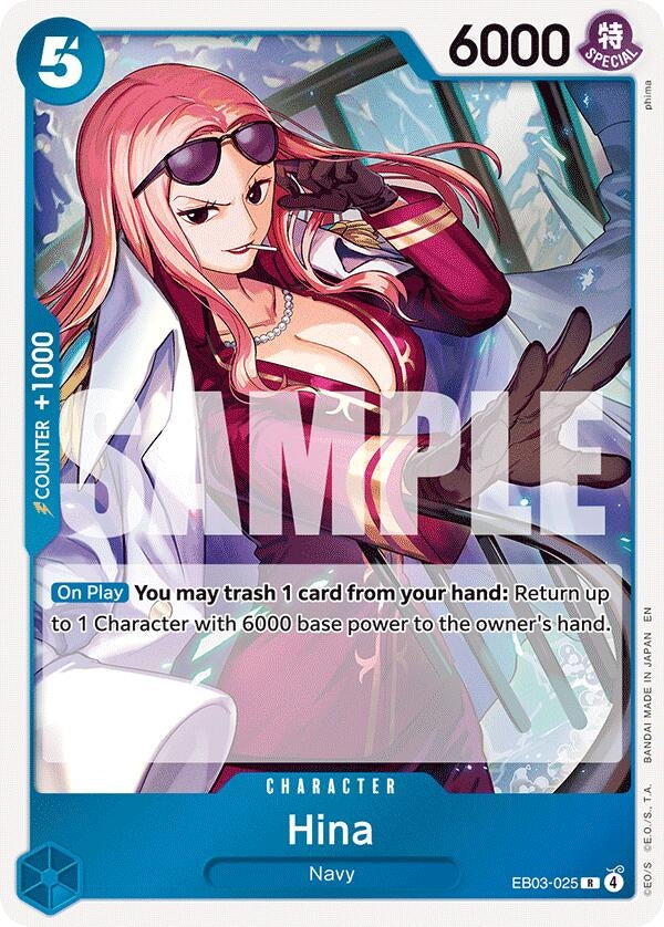Image for Hina (EB03-025) (Extra Booster: One Piece Heroines Edition) (EB-03) - One Piece Card Game