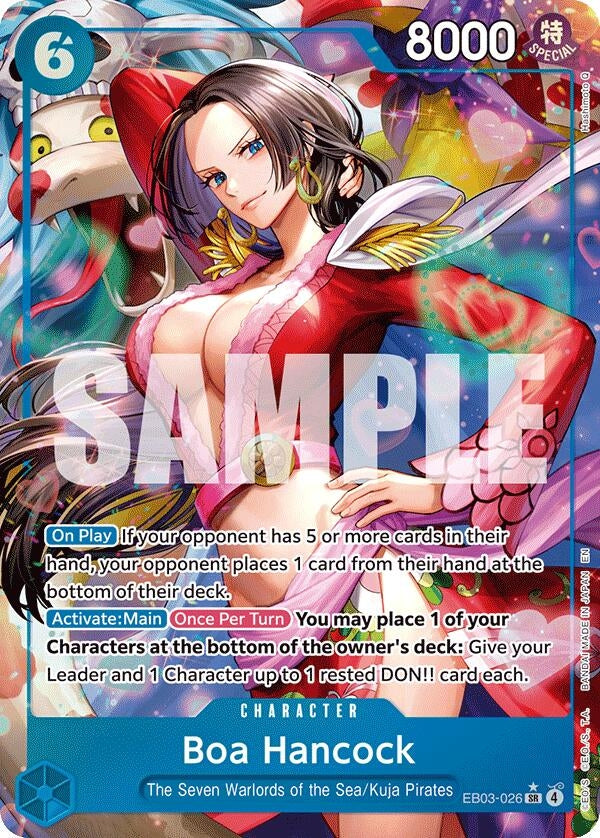Image for Boa Hancock (Alternate Art) (EB03-026) (Extra Booster: One Piece Heroines Edition) (EB-03) - One Piece Card Game