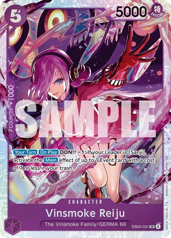 Image for Vinsmoke Reiju (EB03-031) (Extra Booster: One Piece Heroines Edition) (EB-03) - One Piece Card Game