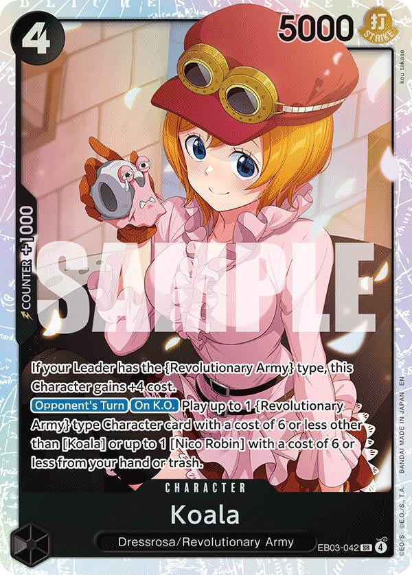 Image for Koala (EB03-042) (Extra Booster: One Piece Heroines Edition) (EB-03) - One Piece Card Game
