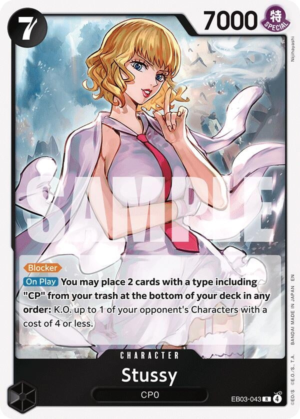 Image for Stussy (EB03-043) (Extra Booster: One Piece Heroines Edition) (EB-03) - One Piece Card Game