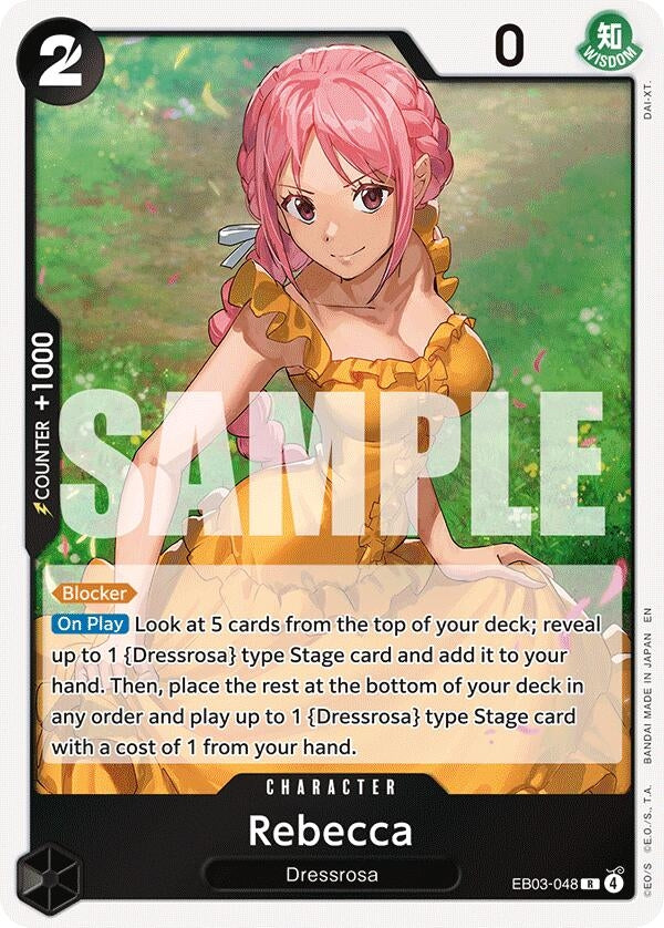 Image for Rebecca (EB03-048) (Extra Booster: One Piece Heroines Edition) (EB-03) - One Piece Card Game