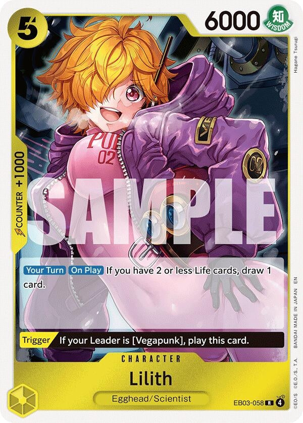 Image for Lilith (EB03-058) (Extra Booster: One Piece Heroines Edition) (EB-03) - One Piece Card Game