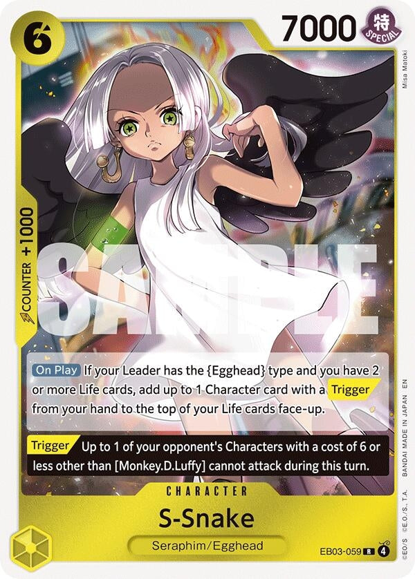 Image for S-Snake (EB03-059) (Extra Booster: One Piece Heroines Edition) (EB-03) - One Piece Card Game