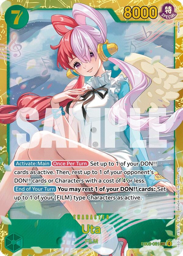 Image for Uta (061) (EB03-061) (Extra Booster: One Piece Heroines Edition) (EB-03) - One Piece Card Game