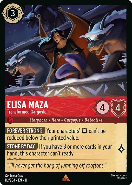 Image for Elisa Maza - Transformed Gargoyle (112/204) (Winterspell) - Disney Lorcana