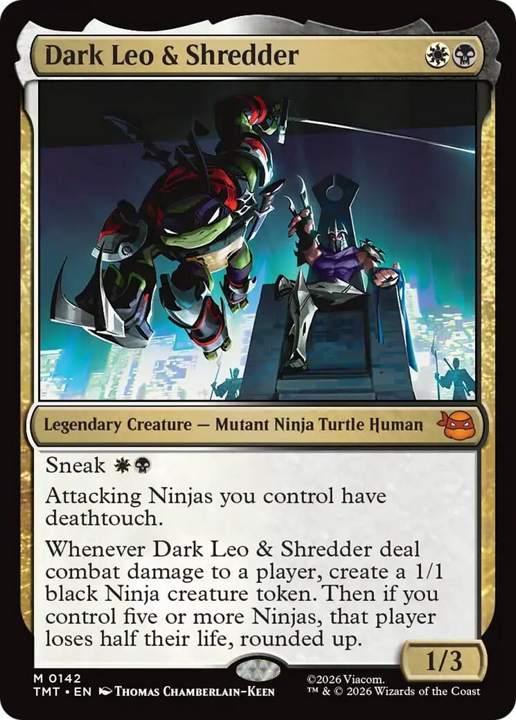 Image for Dark Leo & Shredder (142) - Magic: The Gathering