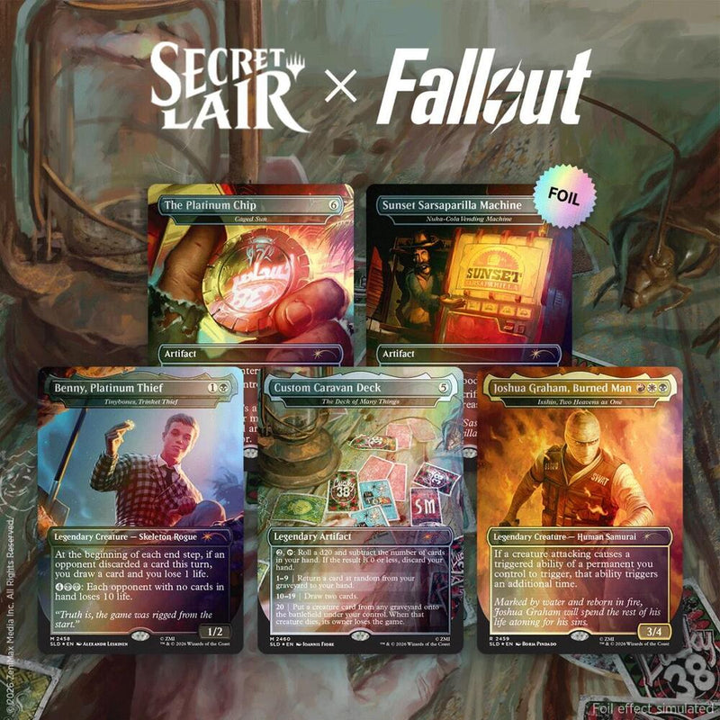 Magic the gathering: Secret Liar x Fallout Welcome to new vegas (Traditional Foil Edition)