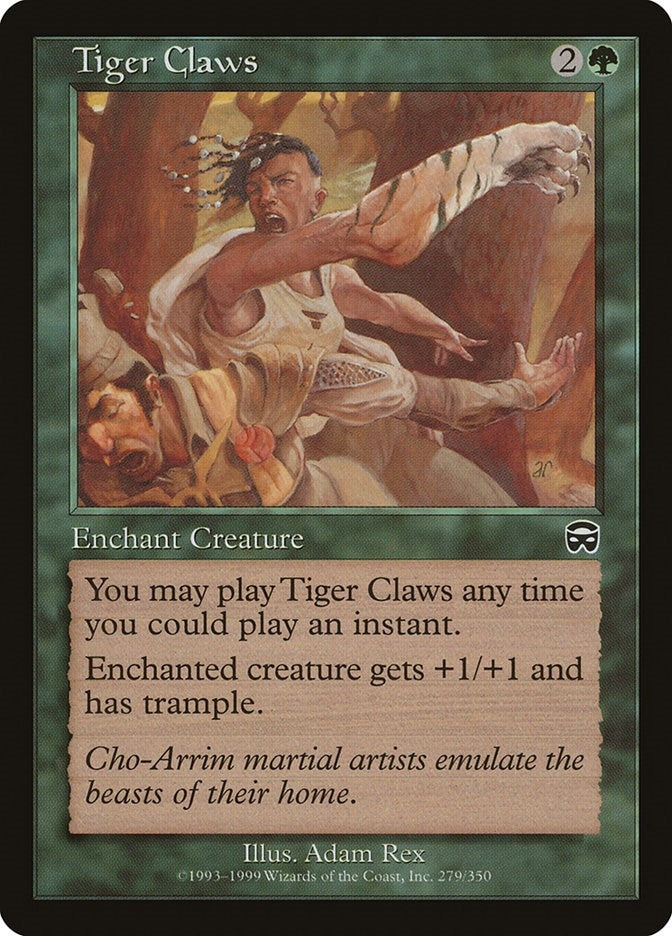 Tiger Claws (279) (Mercadian Masques)