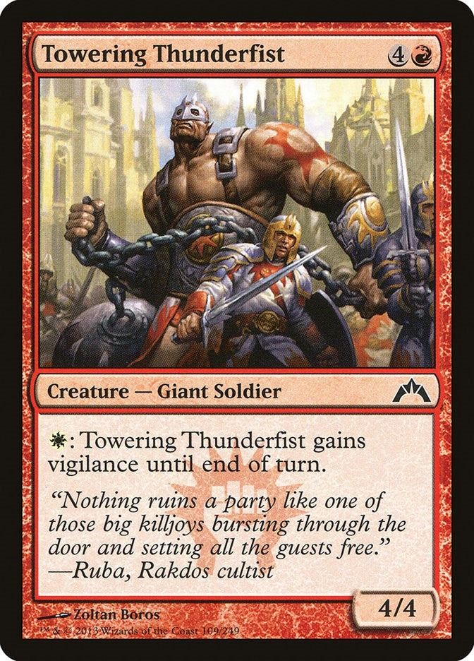 Towering Thunderfist (109) (Gatecrash)
