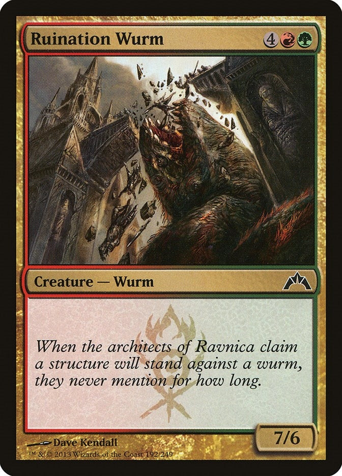 Ruination Wurm (192) (Gatecrash)