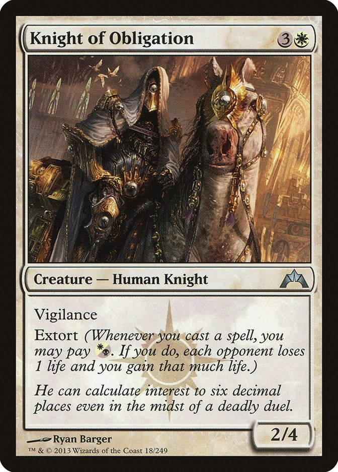 Knight of Obligation (18) (Gatecrash)