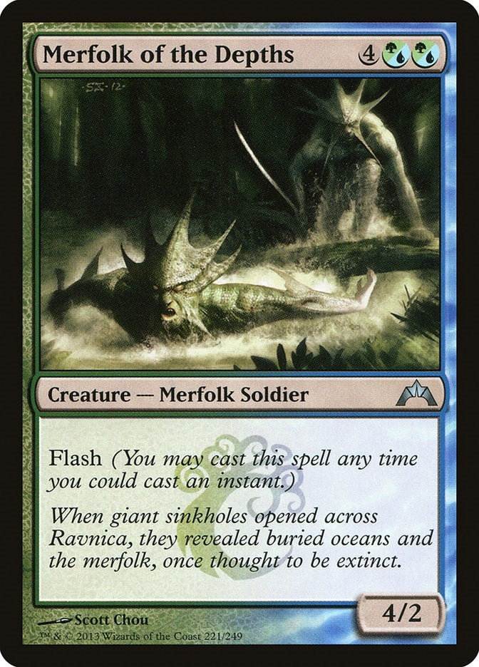 Merfolk of the Depths (221) (Gatecrash)