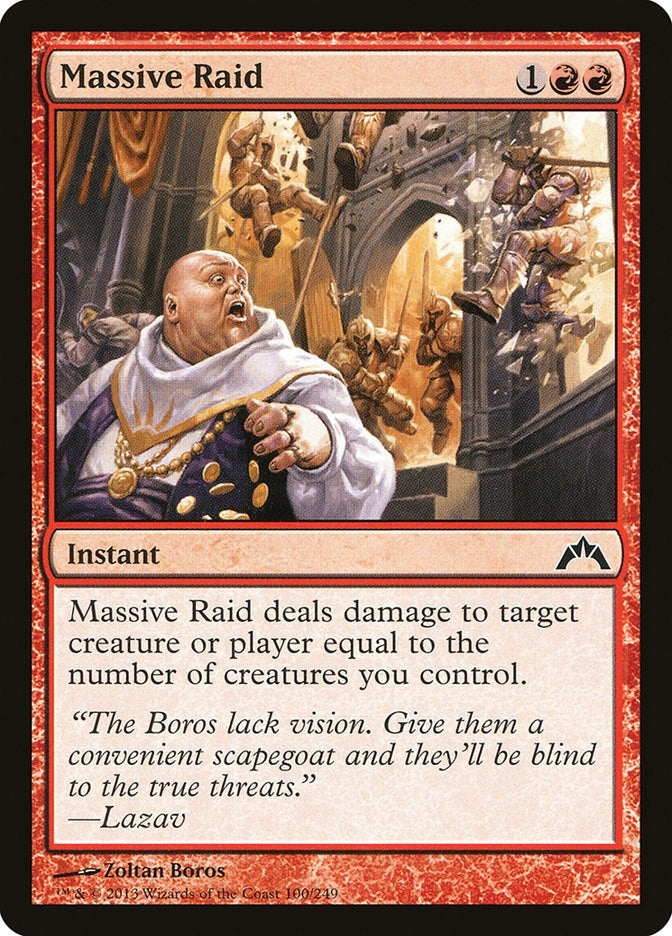 Massive Raid (100) (Gatecrash)