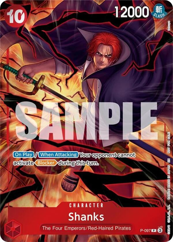 Image for Shanks (Event Pack Vol. 8) (P-097) (One Piece Promotion Cards) (OP-PR) - One Piece Card Game