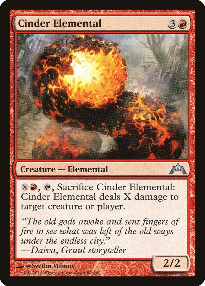 Cinder Elemental (87) (Gatecrash)