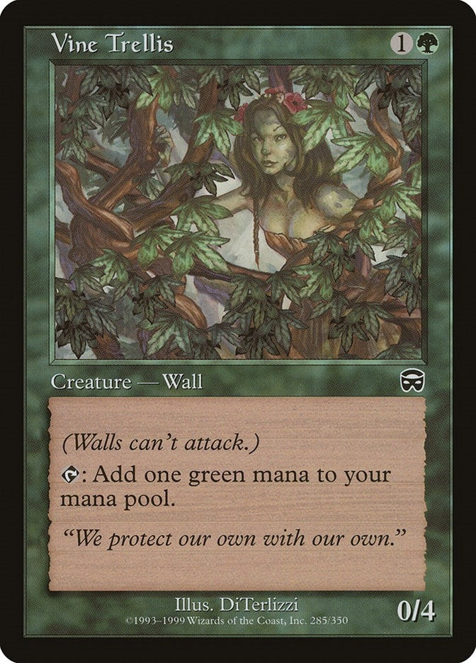 Vine Trellis (285) (Mercadian Masques)