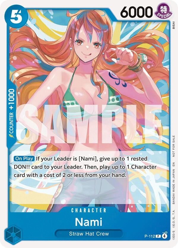 Image for Nami (Heroines Battle Pack) (P-112) (One Piece Promotion Cards) (OP-PR) - One Piece Card Game