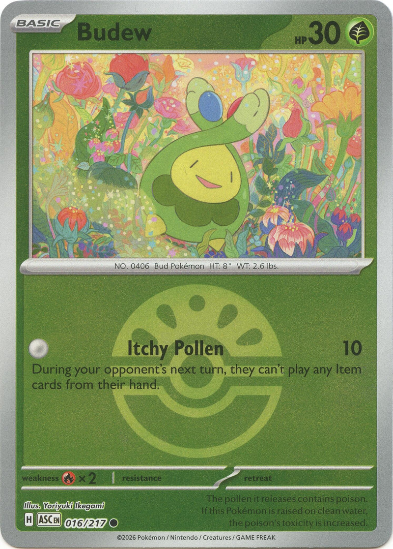 Image for Budew - 016/217 (Friend Ball) (016/217) (ME: Ascended Heroes) - Pokemon