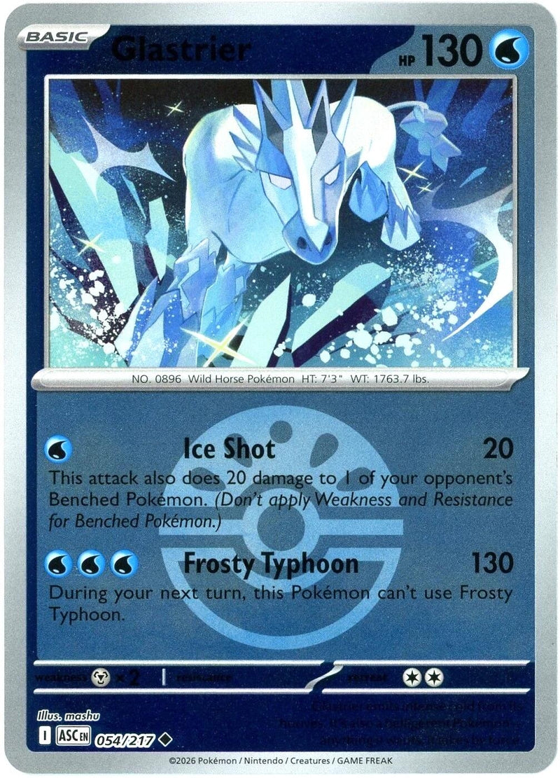 Image for Glastrier (Friend Ball) (054/217) (ME: Ascended Heroes) - Pokemon